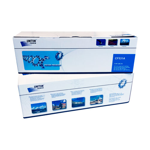 Картридж лазерный HP 205A (CF531A) Голубой (900 страниц) UNITON Premium
