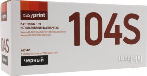 Картридж лазерный SAMSUNG MLT-D104S Черный (1 500 страниц) EasyPrint