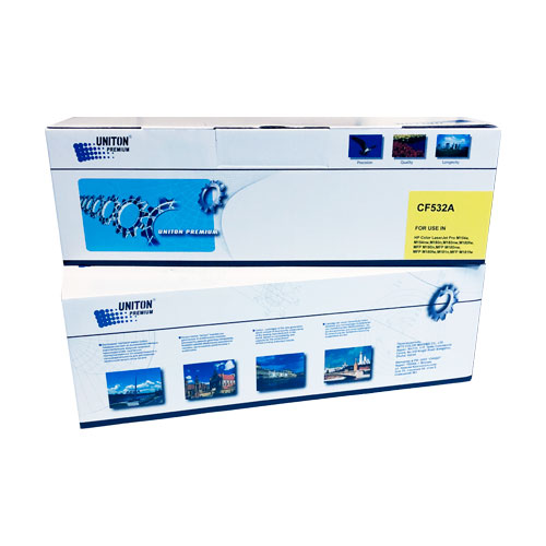 Картридж лазерный HP 205A (CF532A) Желтый (900 страниц) UNITON Premium