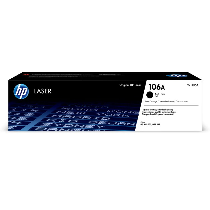 Картридж лазерный HP 106A (W1106A) Черный (1 000 страниц) Оригинал