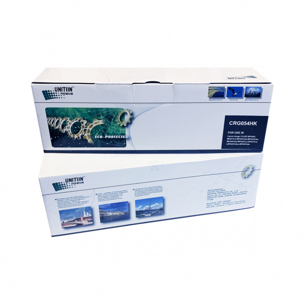 Картридж лазерный CANON LBP-621CW (054HBK) Черный (3 100 страниц) UNITON Premium