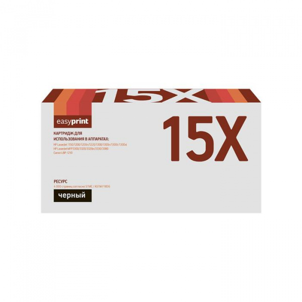 Картридж лазерный HP 15X (C7115X) Черный (3 500 страниц) EasyPrint
