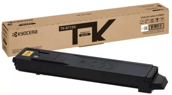 Картридж лазерный KYOCERA TK-8115K Черный (12 000 страниц) Оригинал